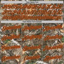 Load image into Gallery viewer, Custom Camo Olive-Orange Woodland Camouflage Salute To Service Performance T-Shirt