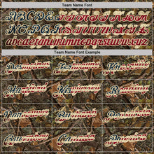 Load image into Gallery viewer, Custom Camo Vintage USA Flag Cream-Brown Woodland Camouflage Salute To Service Performance T-Shirt