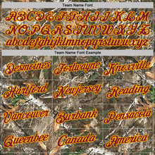 Load image into Gallery viewer, Custom Camo Crimson Gold-Olive Woodland Camouflage Salute To Service Performance T-Shirt
