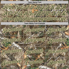 Load image into Gallery viewer, Custom Camo Olive-Cream Woodland Camouflage Salute To Service Performance T-Shirt