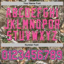 Load image into Gallery viewer, Custom Camo Pink Black Light Blue-Olive Woodland Camouflage Salute To Service Performance T-Shirt