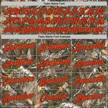 Load image into Gallery viewer, Custom Camo Red Old Gold Black-Olive Woodland Camouflage Salute To Service Performance T-Shirt
