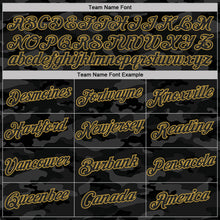 Загрузить изображение в средство просмотра галереи, Custom Camo Black-Old Gold Salute To Service Performance T-Shirt