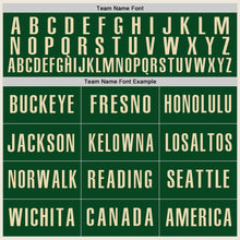 Charger l'image dans la galerie, Custom Cream Red-Green Authentic Baseball Jersey