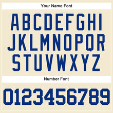 Laden Sie das Bild in den Galerie-Viewer, Custom Cream Royal Mesh Authentic Throwback Baseball Jersey