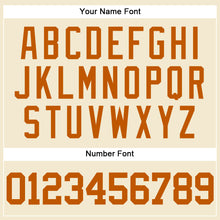 Laden Sie das Bild in den Galerie-Viewer, Custom Cream Texas Orange Mesh Authentic Throwback Baseball Jersey