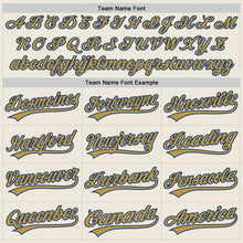 Charger l'image dans la galerie, Custom Cream Old Gold-Royal Authentic Baseball Jersey