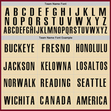 Charger l'image dans la galerie, Custom Crimson Black-Cream Authentic Baseball Jersey