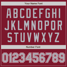 Laden Sie das Bild in den Galerie-Viewer, Custom Crimson Gray-White Authentic Baseball Jersey