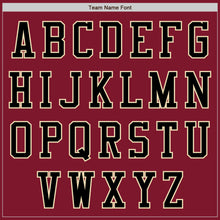 Laden Sie das Bild in den Galerie-Viewer, Custom Crimson Black-Cream Authentic Baseball Jersey