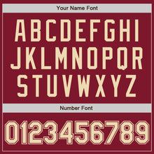 Laden Sie das Bild in den Galerie-Viewer, Custom Crimson Cream Authentic Baseball Jersey