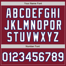 Laden Sie das Bild in den Galerie-Viewer, Custom Crimson White-Royal Authentic Baseball Jersey