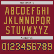Laden Sie das Bild in den Galerie-Viewer, Custom Crimson Old Gold-Navy Authentic Baseball Jersey