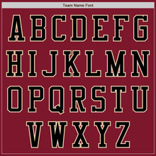 Laden Sie das Bild in den Galerie-Viewer, Custom Crimson City Cream-Black Authentic Baseball Jersey