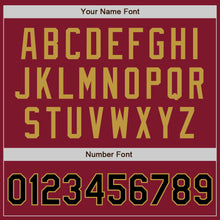 Load image into Gallery viewer, Custom Stitched Crimson Black-Old Gold Baseball Pullover Sweatshirt Hoodie