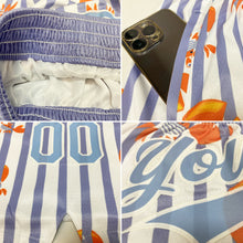 Load image into Gallery viewer, Custom Light Blue White 3D Pattern Crab Argentina Authentic Basketball Shorts