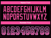 Загрузить изображение в средство просмотра галереи, Custom Black Pink-Light Blue Drift Fashion Football Jersey