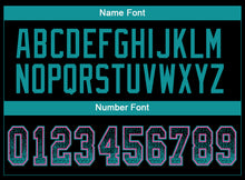 Загрузить изображение в средство просмотра галереи, Custom Black Teal-Pink Drift Fashion Football Jersey
