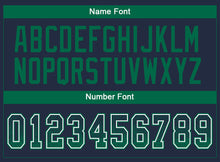Load image into Gallery viewer, Custom Navy Kelly Green-White Drift Fashion Football Jersey