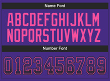 Загрузить изображение в средство просмотра галереи, Custom Purple Black-Pink Drift Fashion Football Jersey