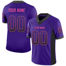 Загрузить изображение в средство просмотра галереи, Custom Purple Black-Pink Drift Fashion Football Jersey