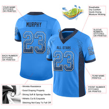 Laden Sie das Bild in den Galerie-Viewer, Custom Powder Blue Navy-White Drift Fashion Football Jersey