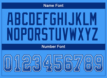 Load image into Gallery viewer, Custom Powder Blue Royal-White Drift Fashion Football Jersey