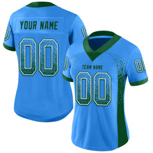 Charger l'image dans la galerie, Custom Powder Blue Green-White Drift Fashion Football Jersey