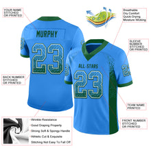 Charger l'image dans la galerie, Custom Powder Blue Green-White Drift Fashion Football Jersey