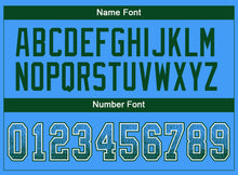 Charger l'image dans la galerie, Custom Powder Blue Green-White Drift Fashion Football Jersey