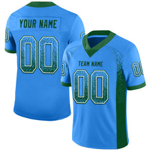 Charger l'image dans la galerie, Custom Powder Blue Green-White Drift Fashion Football Jersey