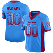 Загрузить изображение в средство просмотра галереи, Custom Powder Blue Maroon-White Drift Fashion Football Jersey