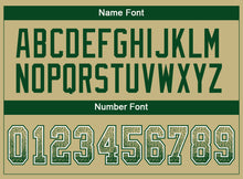 Загрузить изображение в средство просмотра галереи, Custom Vegas Gold Green-White Drift Fashion Football Jersey