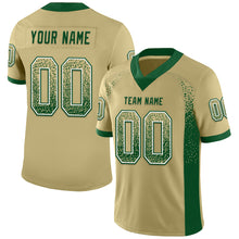 Загрузить изображение в средство просмотра галереи, Custom Vegas Gold Green-White Drift Fashion Football Jersey