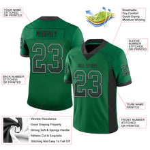 Charger l'image dans la galerie, Custom Kelly Green Black-Gray Drift Fashion Football Jersey
