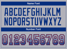 Charger l'image dans la galerie, Custom Gray Royal-Red Drift Fashion Football Jersey