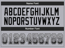 Load image into Gallery viewer, Custom Gray Black-White Drift Fashion Football Jersey