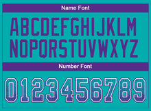 Charger l'image dans la galerie, Custom Aqua Purple-White Drift Fashion Football Jersey
