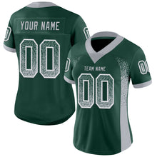 Загрузить изображение в средство просмотра галереи, Custom Green Gray-White Drift Fashion Football Jersey