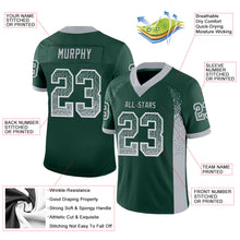 Загрузить изображение в средство просмотра галереи, Custom Green Gray-White Drift Fashion Football Jersey