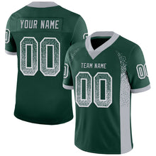 Загрузить изображение в средство просмотра галереи, Custom Green Gray-White Drift Fashion Football Jersey