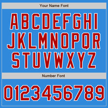 Загрузить изображение в средство просмотра галереи, Custom Electric Blue Red-White Authentic Baseball Jersey