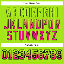 Load image into Gallery viewer, Custom Stitched White Neon Green Hot Pink Purple-Black Fade Fashion Splash Sports Pullover Sweatshirt Hoodie