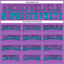 Load image into Gallery viewer, Custom Stitched Lakes Blue Medium Purple Light Pink-Black Fade Fashion Splash Sports Pullover Sweatshirt Hoodie