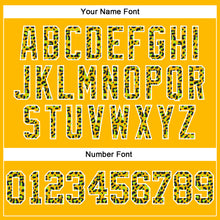 Загрузить изображение в средство просмотра галереи, Custom Stitched Gold Black-White Fade Fashion Leopard Print Sports Pullover Sweatshirt Hoodie