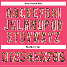 Charger l'image dans la galerie, Custom Stitched Neon Pink Black-White Fade Fashion Leopard Print Sports Pullover Sweatshirt Hoodie