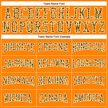 Laden Sie das Bild in den Galerie-Viewer, Custom Stitched Bay Orange Black-White Fade Fashion Leopard Print Sports Pullover Sweatshirt Hoodie