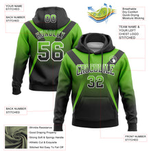 Load image into Gallery viewer, Custom Stitched Aurora Green Black-White Fade Fashion Arrow Sports Pullover Sweatshirt Hoodie