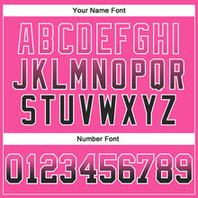 Laden Sie das Bild in den Galerie-Viewer, Custom Stitched Pink Black-White Fade Fashion Arrow Sports Pullover Sweatshirt Hoodie