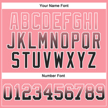 Charger l'image dans la galerie, Custom Stitched Medium Pink Black-White Fade Fashion Arrow Sports Pullover Sweatshirt Hoodie